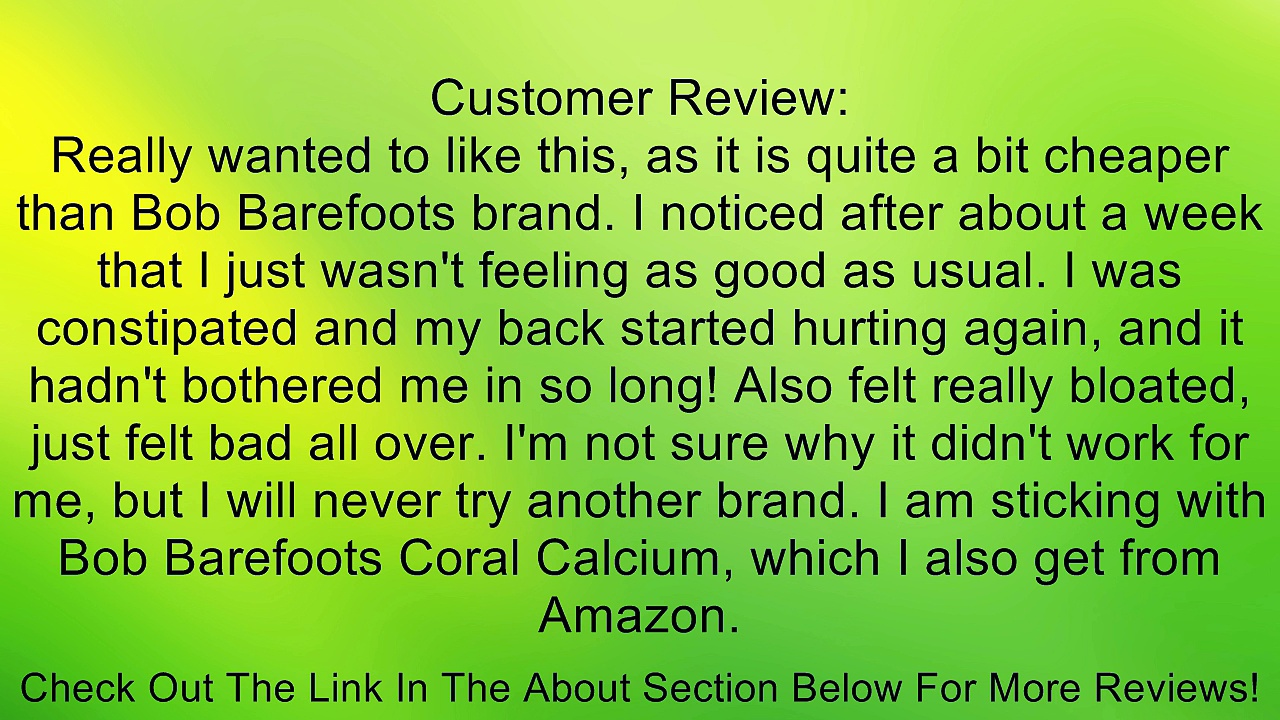 Coral Calcium Plus Review