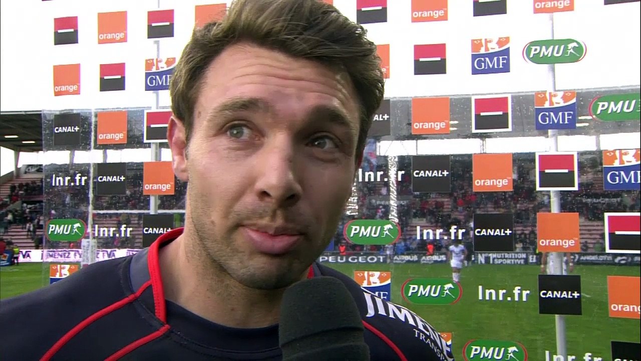 TOP14 - Toulouse-Montpellier: Interview Vincent Clerc (TLS) - Saison 2014/2015
