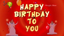 Happy Birthday To You - English Nursery Rhymes - Cartoon - Animated Rhymes For Kids