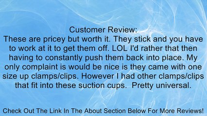 Fluval Suction Cups, (4) 4x12 mm and clips, (8) 4x14 mm (03, 04 and 05 Series) Review