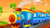 Engine Number Nine - English Nursery Rhymes - Cartoon - Animated Rhymes For Kids