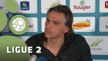 Conférence de presse Chamois Niortais - AC Ajaccio (1-0) : Régis BROUARD (NIORT) - Olivier PANTALONI (ACAJ) - 2014/2015