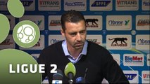 Conférence de presse AJ Auxerre - FC Sochaux-Montbéliard (1-0) : Jean-Luc VANNUCHI (AJA) - Olivier ECHOUAFNI (FCSM) - 2014/2015