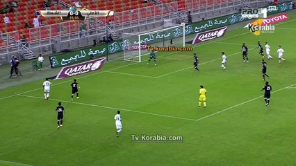 عبد الشافي ييدع و يصنع الهدف الأول للأهلي