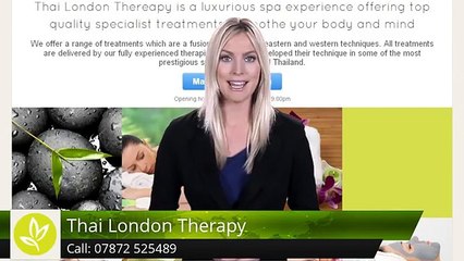 Thai London Therapy London Superb 5 Star Review by Ana M
