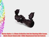 Vortex Optics 1 x 30mm StrikeFire Red Dot Hunting Rifle Scope Matte Black Finish with 4 MOA