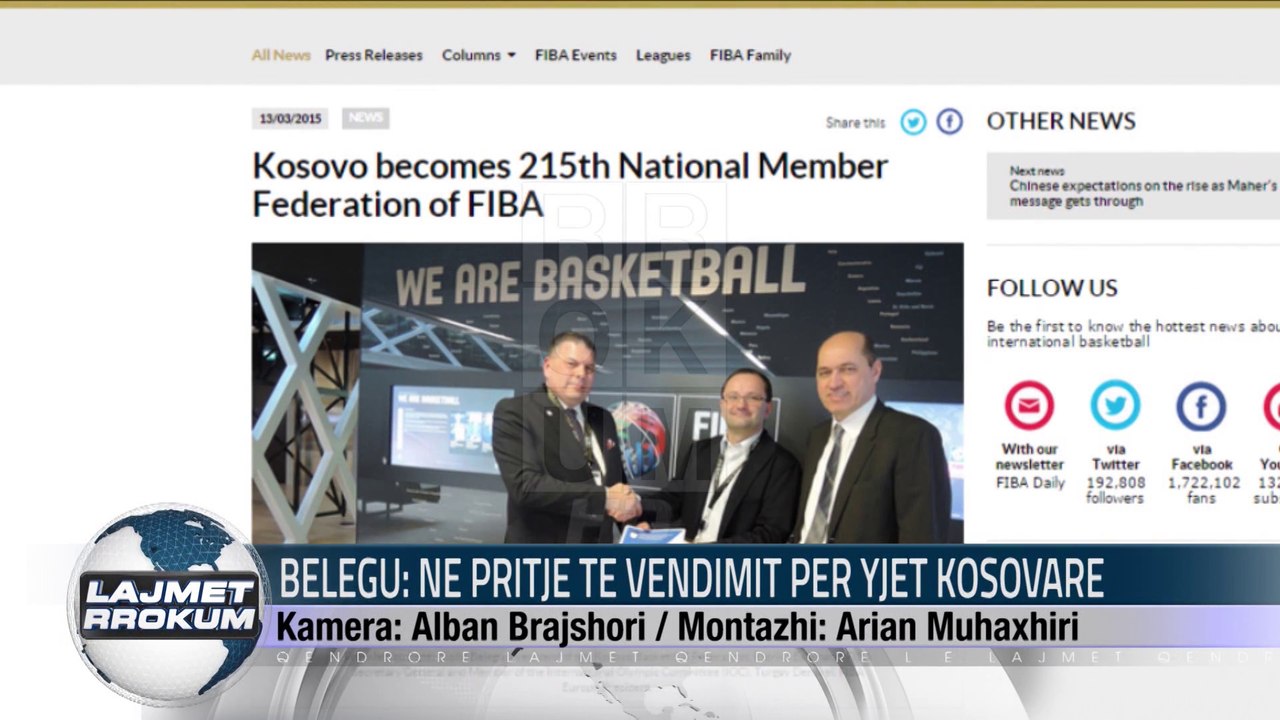 FBK ZYRTARISHT NË FIBA KËRKOJNË AFRIMIN E YJEVE