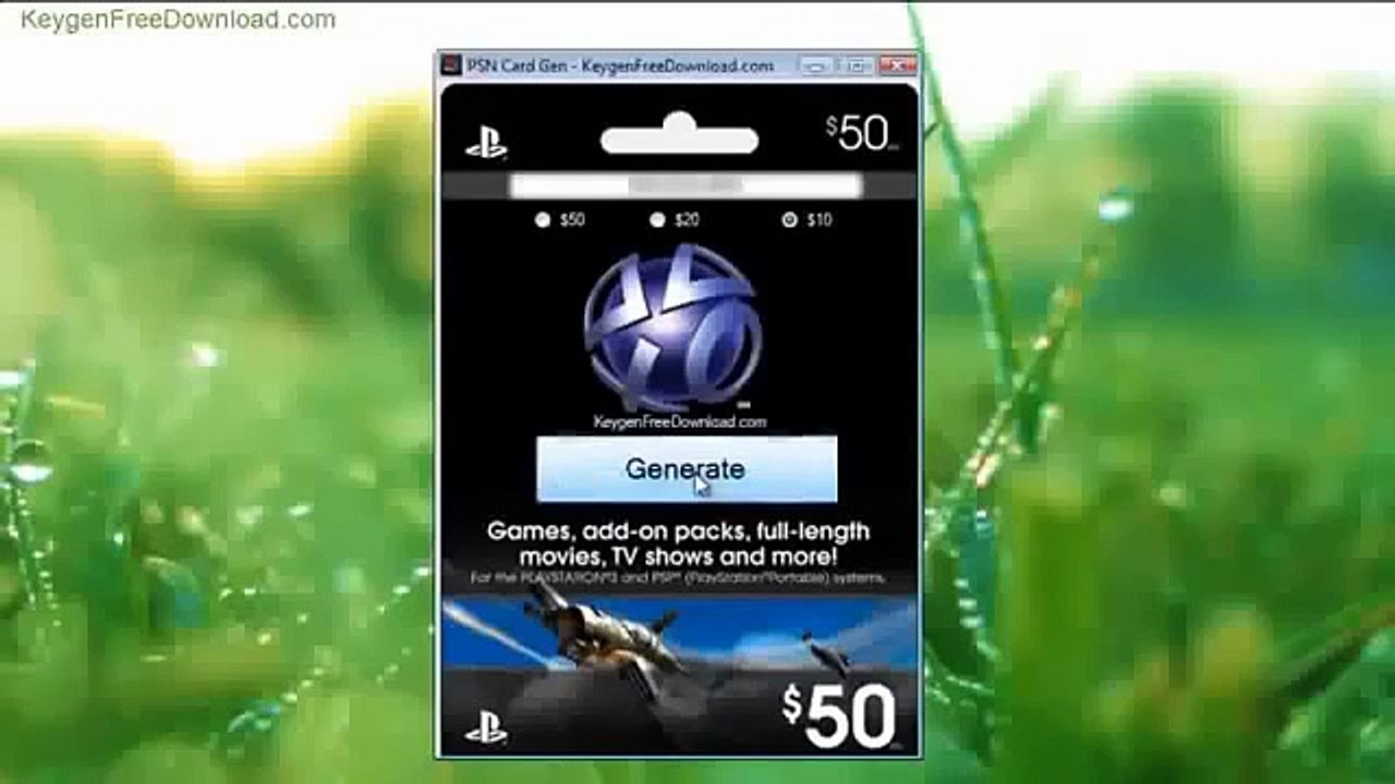 PSN Code Generator 2015 working 100% Free Download (mediafire)