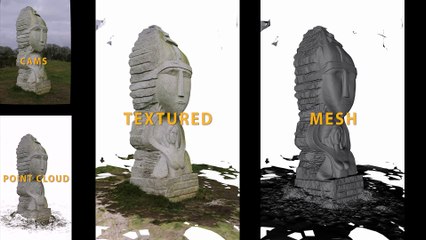 [SFM_08] 3D - Samson - openMVG and CMPMVS - février 2015, La vallée des saints, Carnouët.