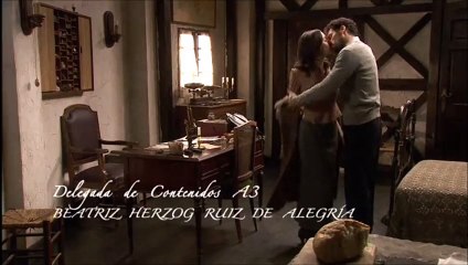 Besos del chamigozo de Conrado y Aurora a cámara lenta