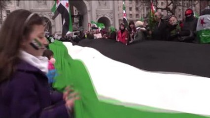 Suriye'deki İç Savaş Protesto Edildi