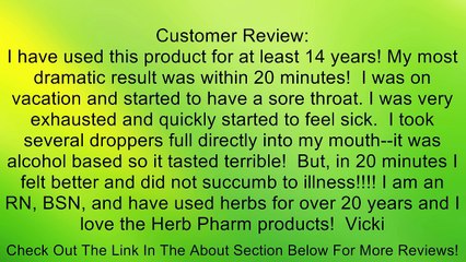 Herb Pharm - Super Echinacea 350 mg. Review