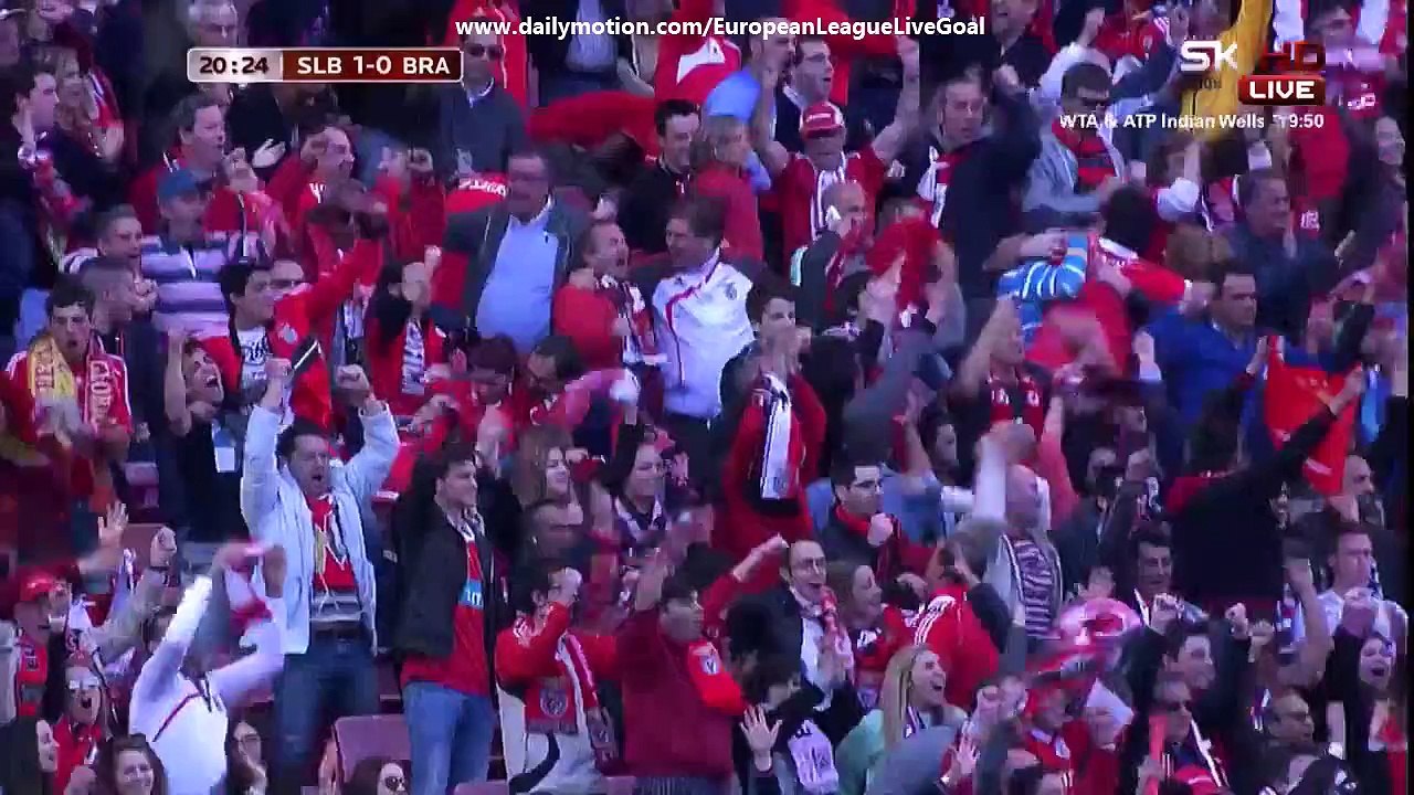 All Goals - Highlights | Benfica 2-0 Braga 14.03.2015 HD