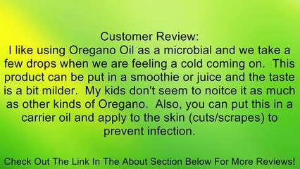 Gaia Herbs Organic Oregano Leaf -- 1 fl oz Review