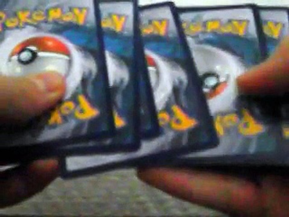 Ouverture cartes pokémon #2 Pfff...
