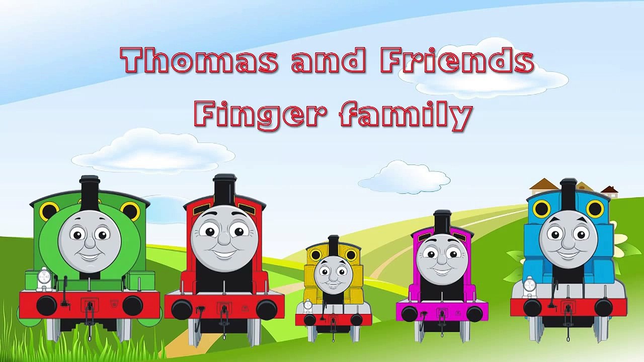 Thomas and Friends Cartoon Finger Family Nursery Rhyme And Cartoon Animation Rhymes For Ki