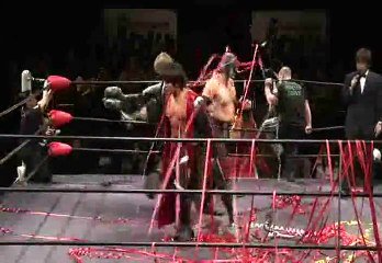 Takashi Sugiura, Akitoshi Saito & Quiet Storm vs. Takeshi Morishima, Maybach Taniguchi & Kenou (NOAH)