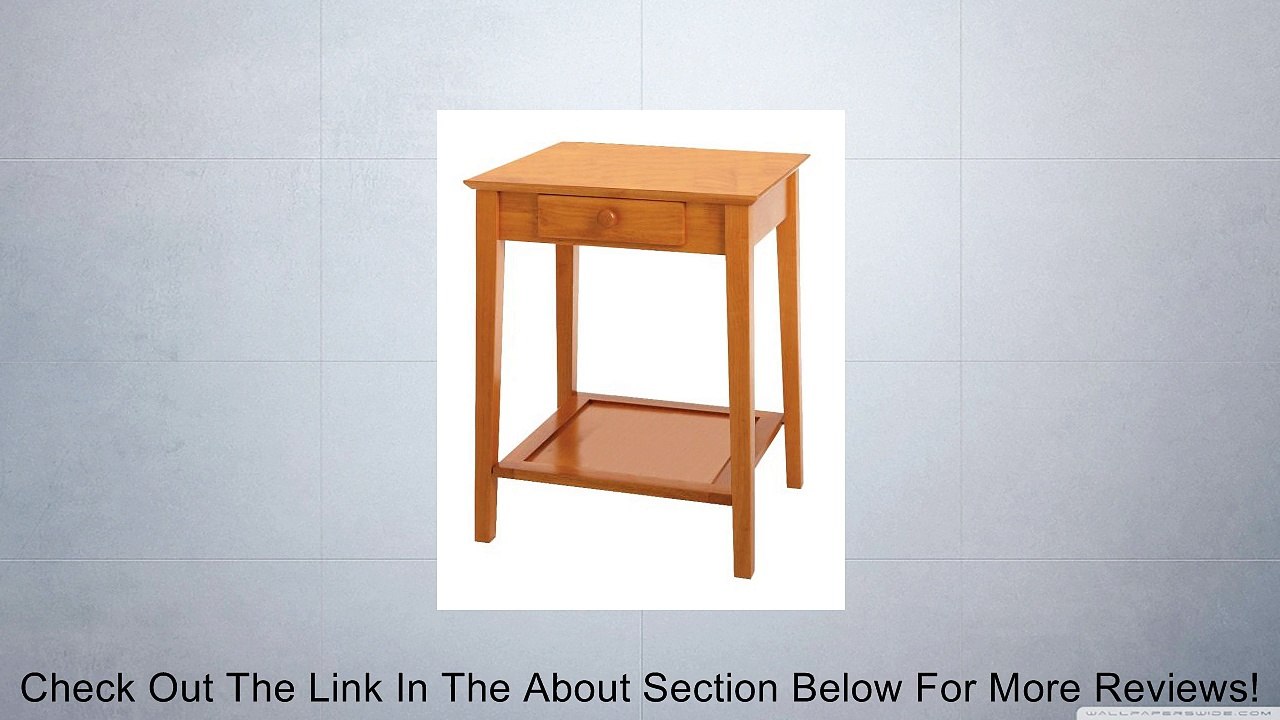 Winsome Solid Wood Printer Stand , End Table in Honey Review