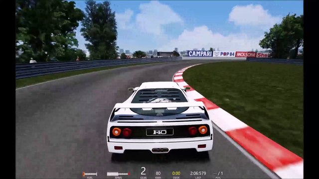Ferrari F40, Circuit Gilles Villeneuve (1988), Chase, Assetto Corsa
