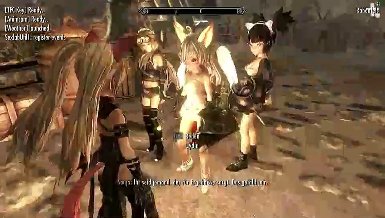 TESV Skyrim Elin Dolls Tia und Epolythe Der Ladebildschirmmusikfilm 2015-03-14 21-30-05-90