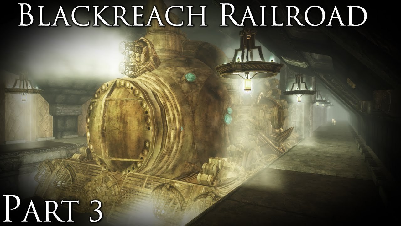 Skyrim Mods: Blackreach Railroad - Part 3
