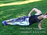 Side Plank Variations Updown and Leg Lift - Lean and Lovely Program