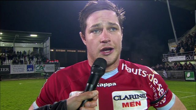 TOP14 - Brive-Racing Metro 92: Interview Henry Chavancy (RAC) - Saison 2014/2015