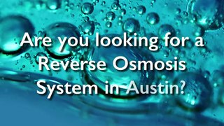 Reverse Osmosis System Cedar Park tx