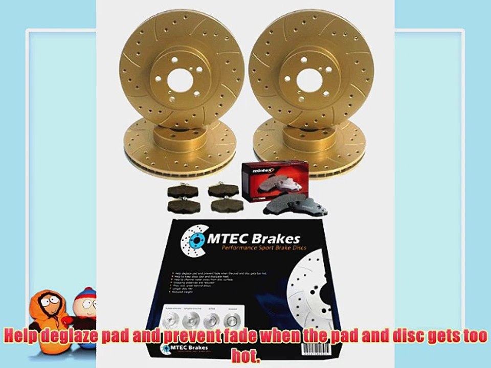 MTEC Brakes MTECAM201 Front/Rear Brake Discs and Pads
