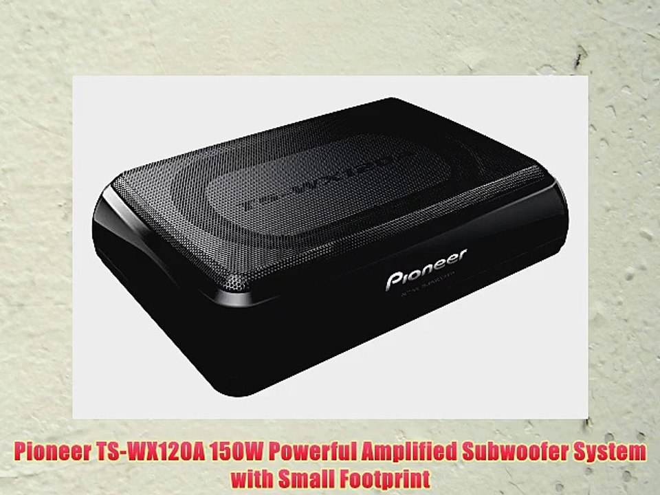 Pioneer TS-WX120A 150W Powerful Amplified Subwoofer System with Small Footprint