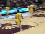 Crazy finish in Big Sky semi, guy celebrates too early and trips on court