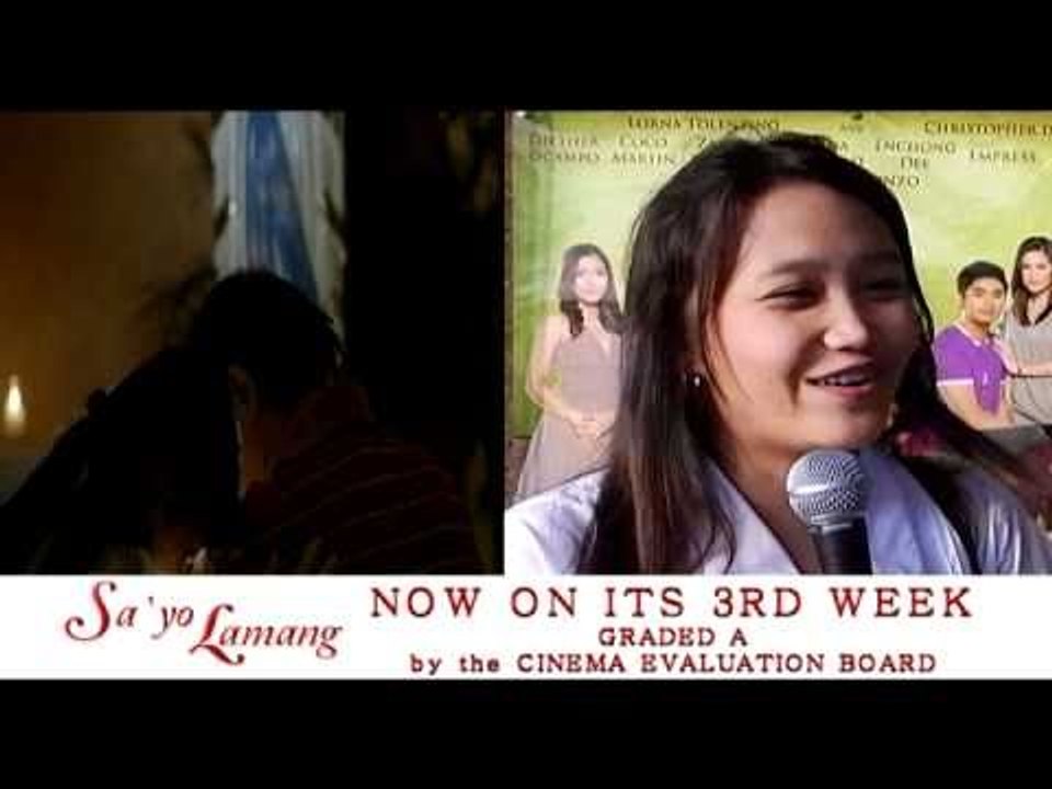 Sa'yo Lamang trailer (La Consolacion MOS 1)