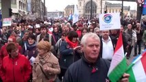 Macaristan'da Hükümet Karşıtı Protesto