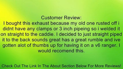 Flowtech 50252FLT Red Hots Glass Pack Muffler Review