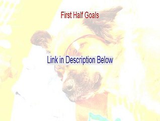 First Half Goals PDF [Instant Download]