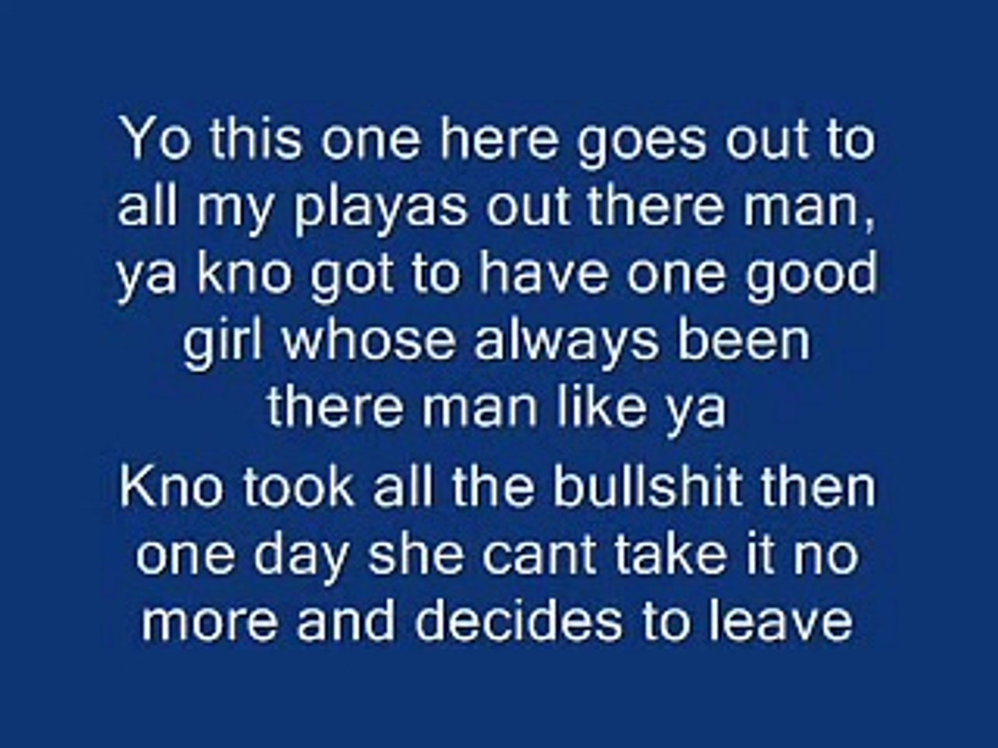 ⁣Akon - Lonely - Lyrics