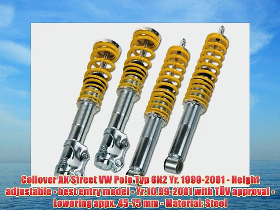 FK Automotive AK-Street SMVW9003 Coilovers for Volkswagen Polo (6N2) / Seat Ibiza / Cordoba
