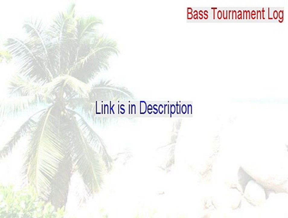 Bass Tournament Log Serial - fishing tournament logo design (2015)