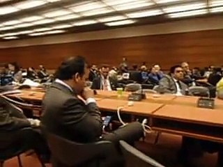 Dr Lakhu Luhana, Chairman, WSC addressing the issue of enforced conversion in 28th Session of UNHRC