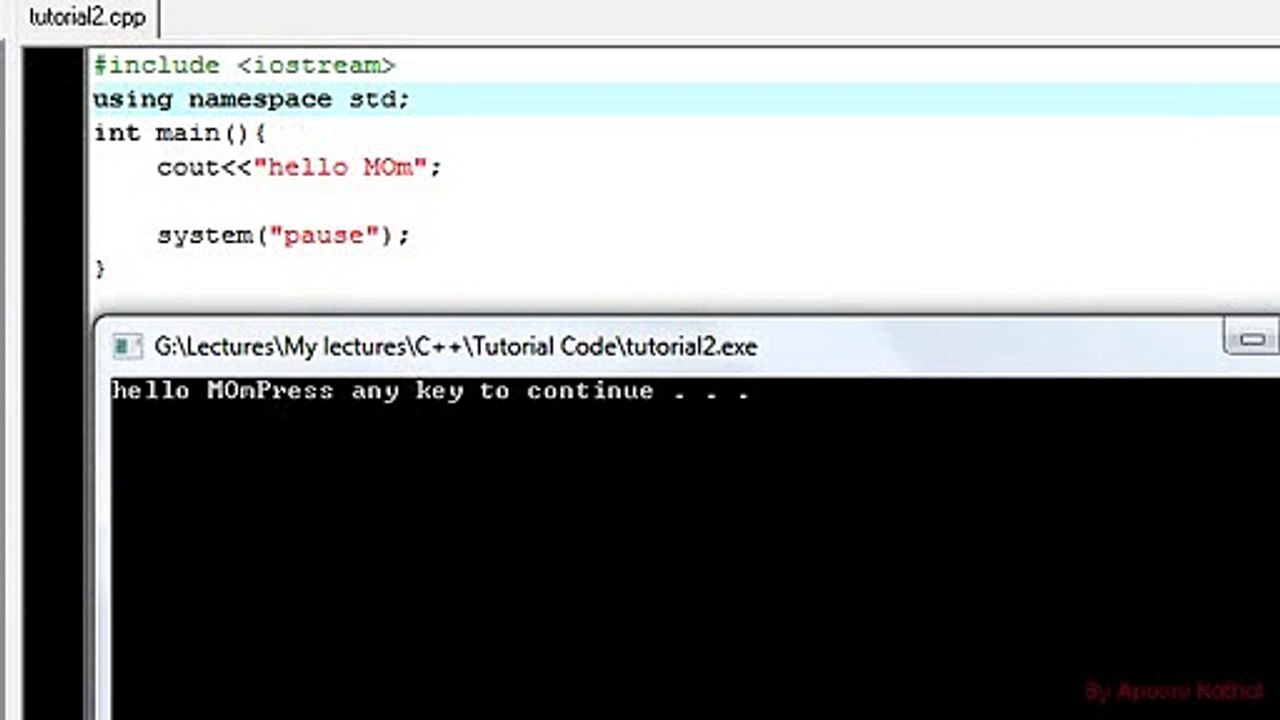 C++ Tutorials in urdu Lesson 3 bookskeeper.net