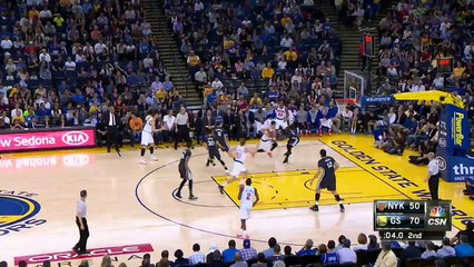 Stephen Curry Buzzer Beater - Knicks vs Warriors - March 14, 2015 - NBA Season 2014-15