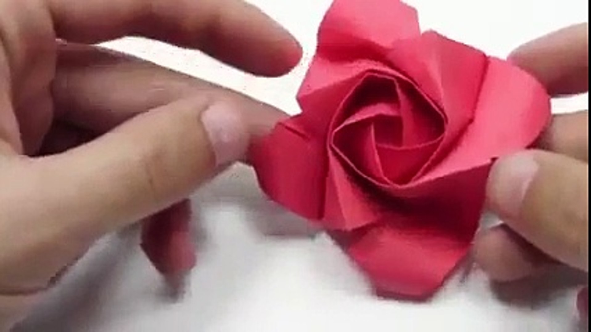 Origami ideas Step By Step Origami Rose Instructions