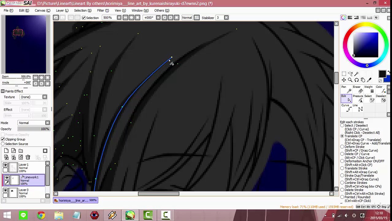 [SpeedColor] Miyamura Izumi - Hair and Skin