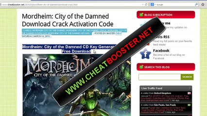 Mordheim City of the Damned Keygen