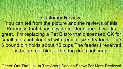 Pureness Medium Auto Feeder, 6-Pound Review