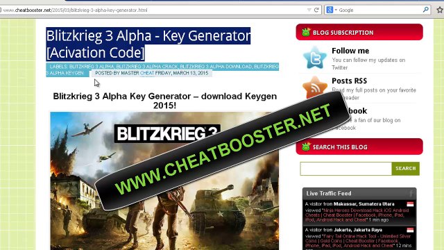 Blitzkrieg 3 Alpha Crack and Keygen