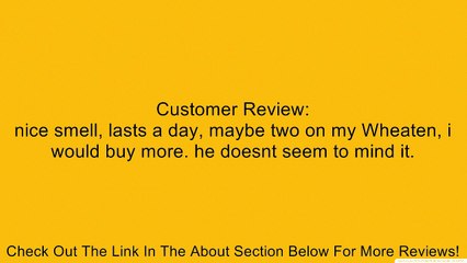 Designer Doggie Cologne, CK-9, 4-Ounce Review