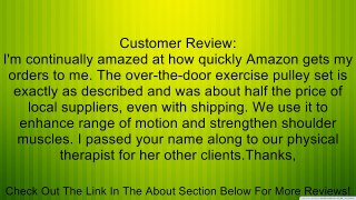 Invacare Exercise Pulley Set Review