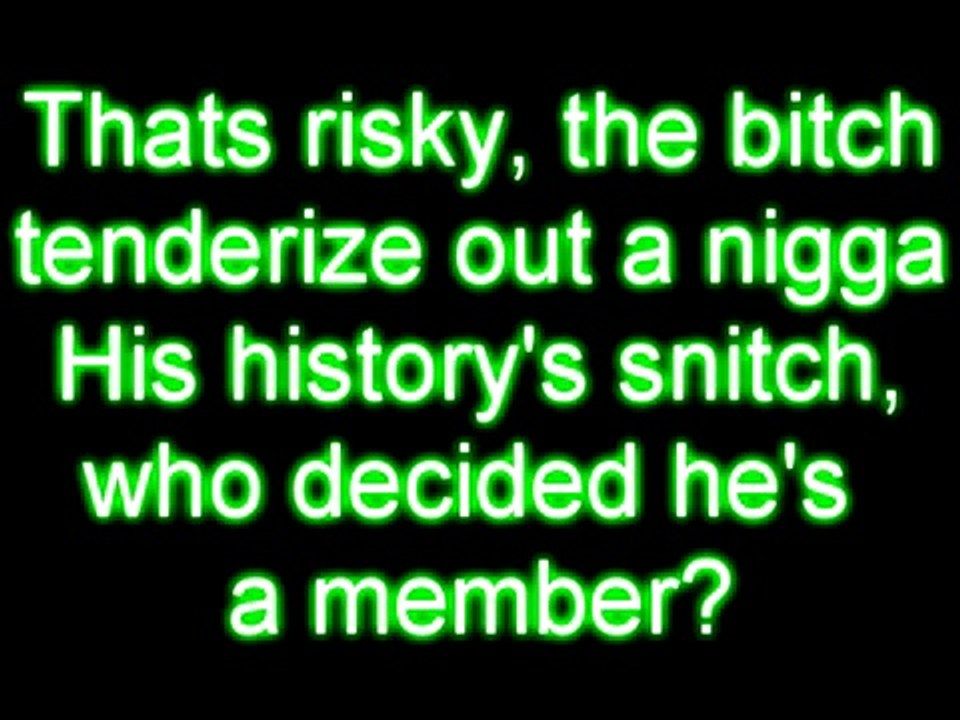 Obie Trice - Snitch ft. Akon (Lyrics)