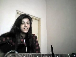 Alina singing barish song with guitar in her sweet voice